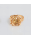 Ole Lynggaard Copenhagen Ring Medium in Gold with Rutile Quartz and Diamonds (watches)